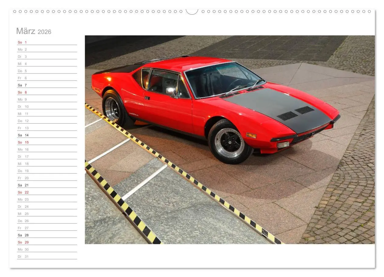 Bild: 9783516001518 | De Tomaso Pantera (Wandkalender 2026 DIN A2 quer), CALVENDO...