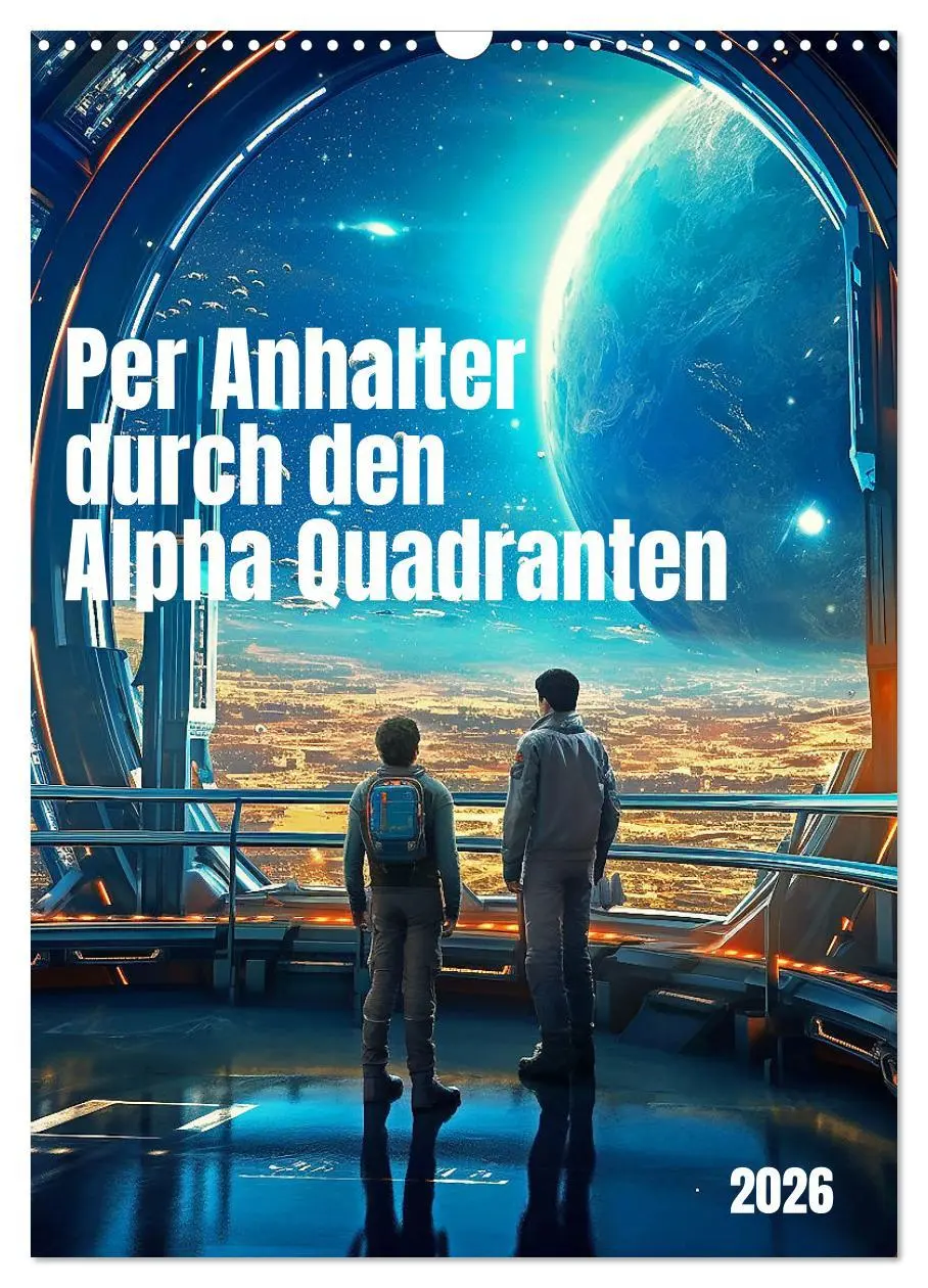 Cover: 9783516311518 | Per Anhalter durch den Alpha Quadranten (Wandkalender 2026 DIN A3...