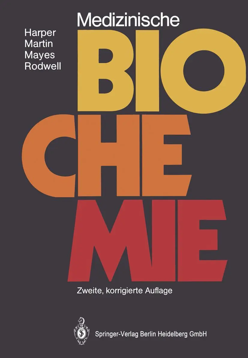 Cover: 9783662221518 | Medizinische Biochemie | Harold A. Harper (u. a.) | Taschenbuch | xiv