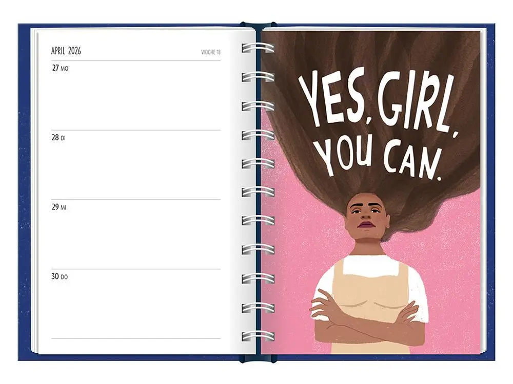 Bild: 9783986361518 | Terminplaner 2026 Girl, you can | Terminplaner Hardcover | Original