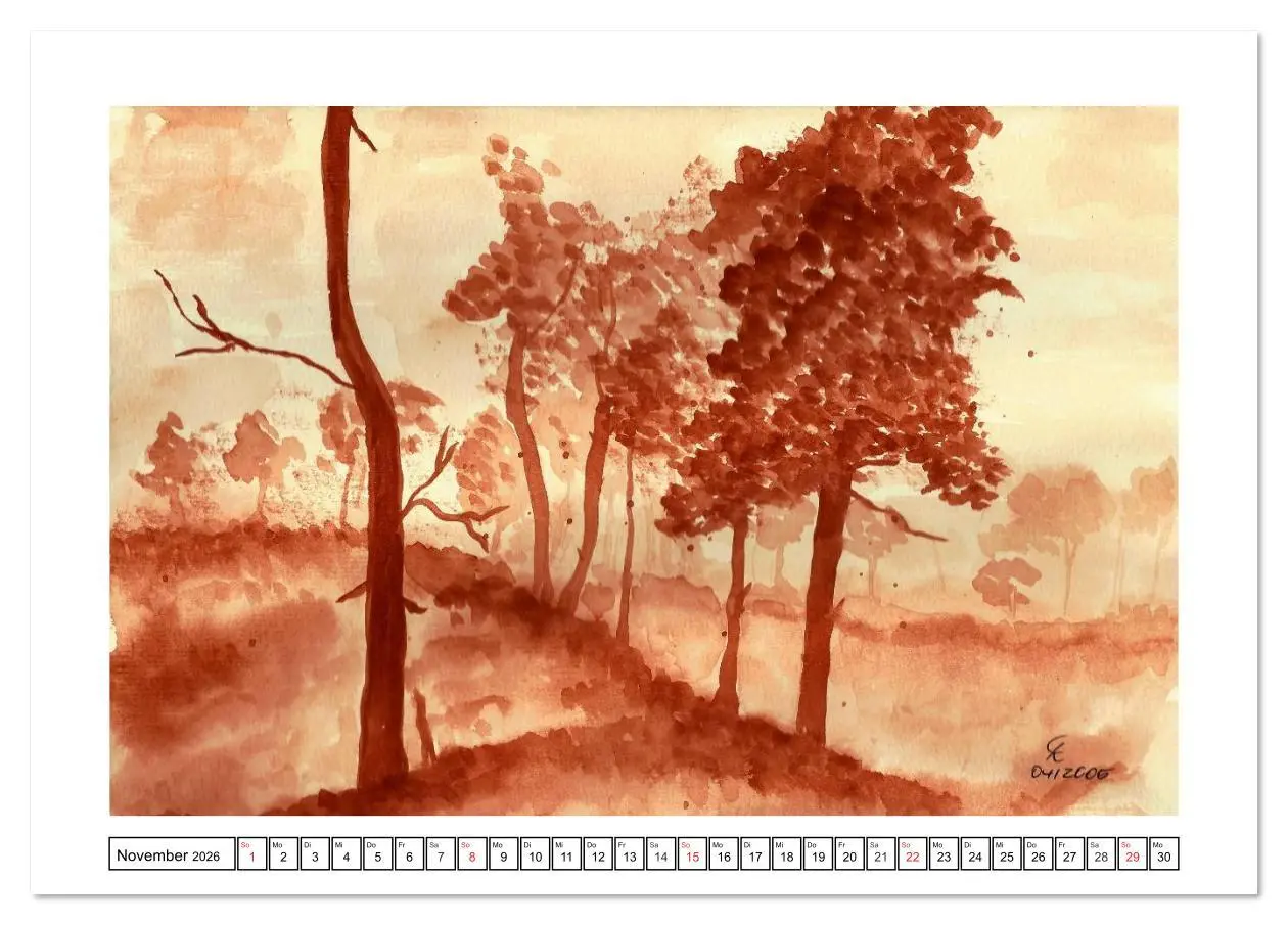 Bild: 9783516161618 | Der AQUARELL-Kalender (Tischkalender 2026 DIN A5 quer), CALVENDO...