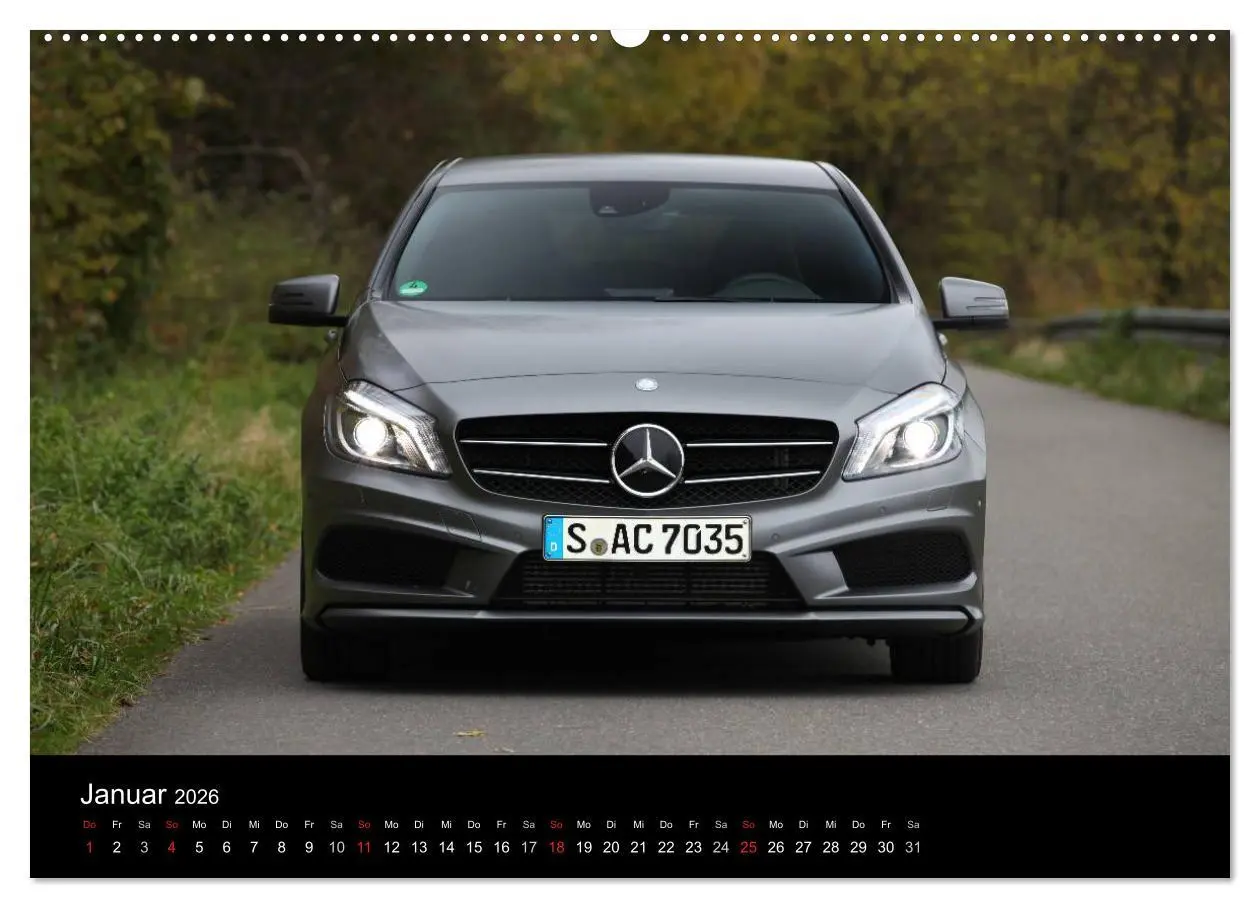 Bild: 9783516231618 | Mercedes-Benz A-Klasse (Wandkalender 2026 DIN A2 quer), CALVENDO...