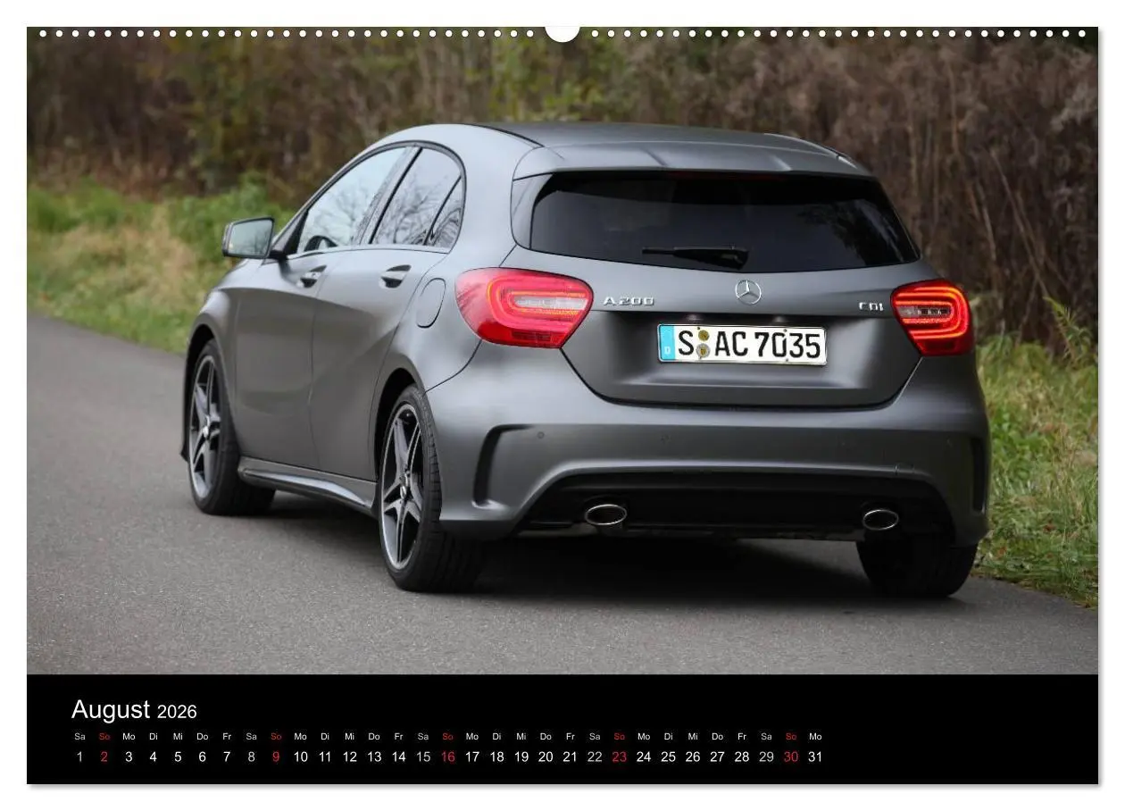 Bild: 9783516231618 | Mercedes-Benz A-Klasse (Wandkalender 2026 DIN A2 quer), CALVENDO...