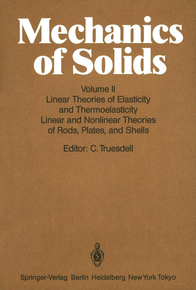 Cover: 9783540131618 | Mechanics of Solids | C. Truesdell | Taschenbuch | xiv | Englisch