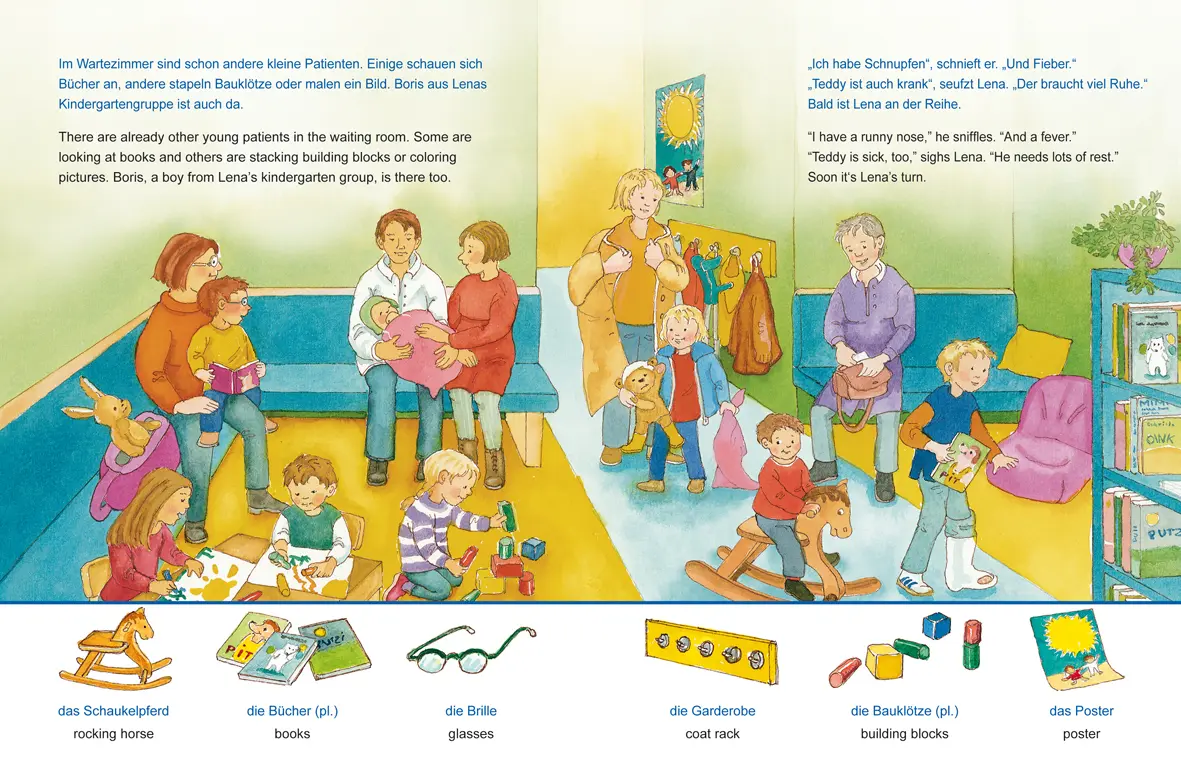 Bild: 9783695051618 | Beim Kinderarzt (Deutsch-Englisch) | Zweisprachiges Kinderbuch | Buch