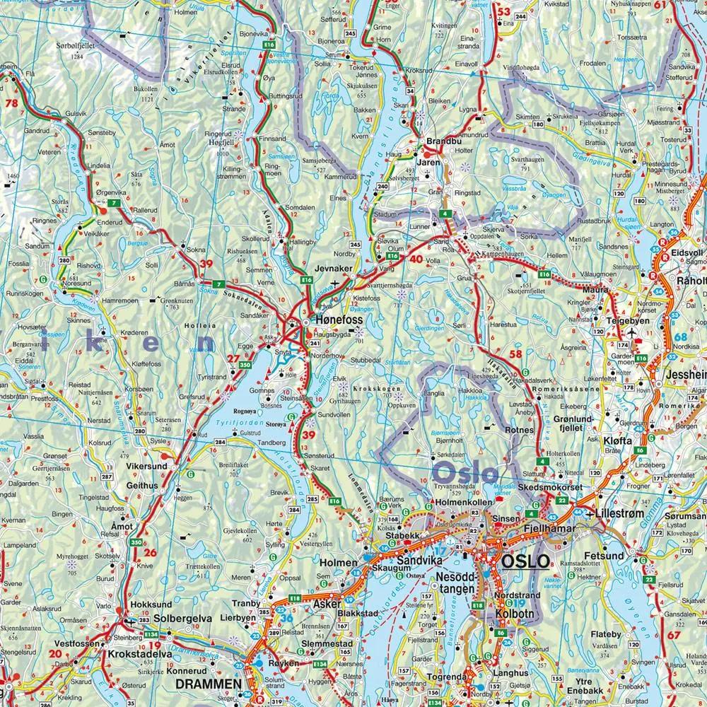 Bild: 9783707921618 | Norwegen, Straßenkarte 1:600.000, freytag &amp; berndt | Freytag &amp; Berndt