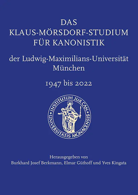 Cover: 9783830681618 | Das Klaus-Mörsdorf-Studium für Kanonistik der...
