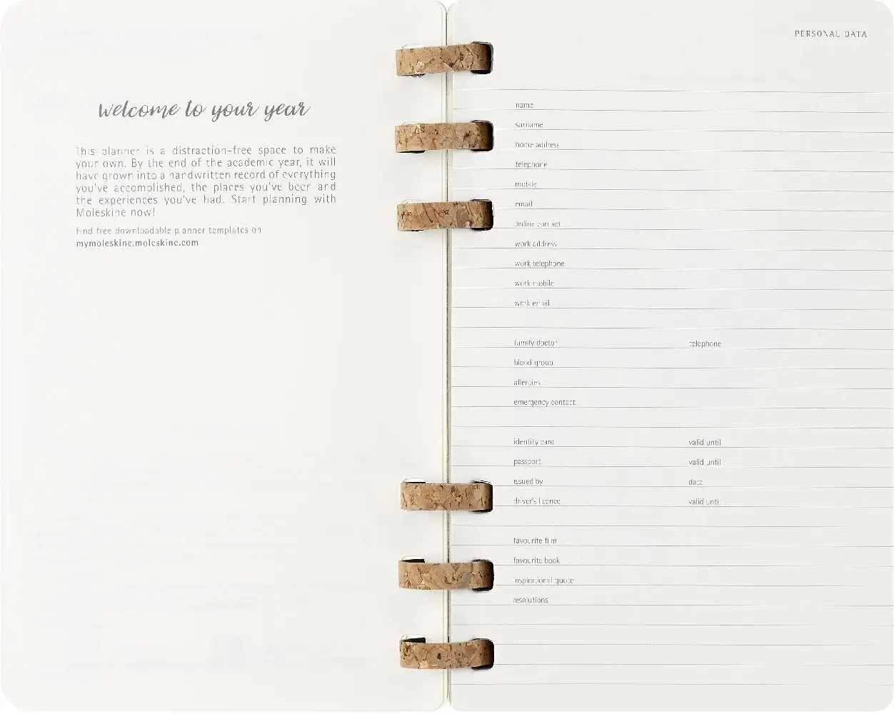 Bild: 8056999271718 | Moleskine 12 Monate Planer mit Spiralbindung, L/A5 | Buch | 200 S.