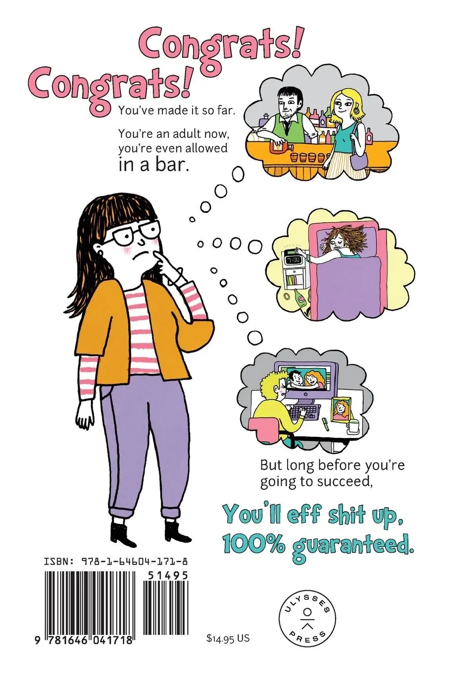 Rückseite: 9781646041718 | Oh, the Places You'll Eff Up | A Parody for Your Twenties | Miller
