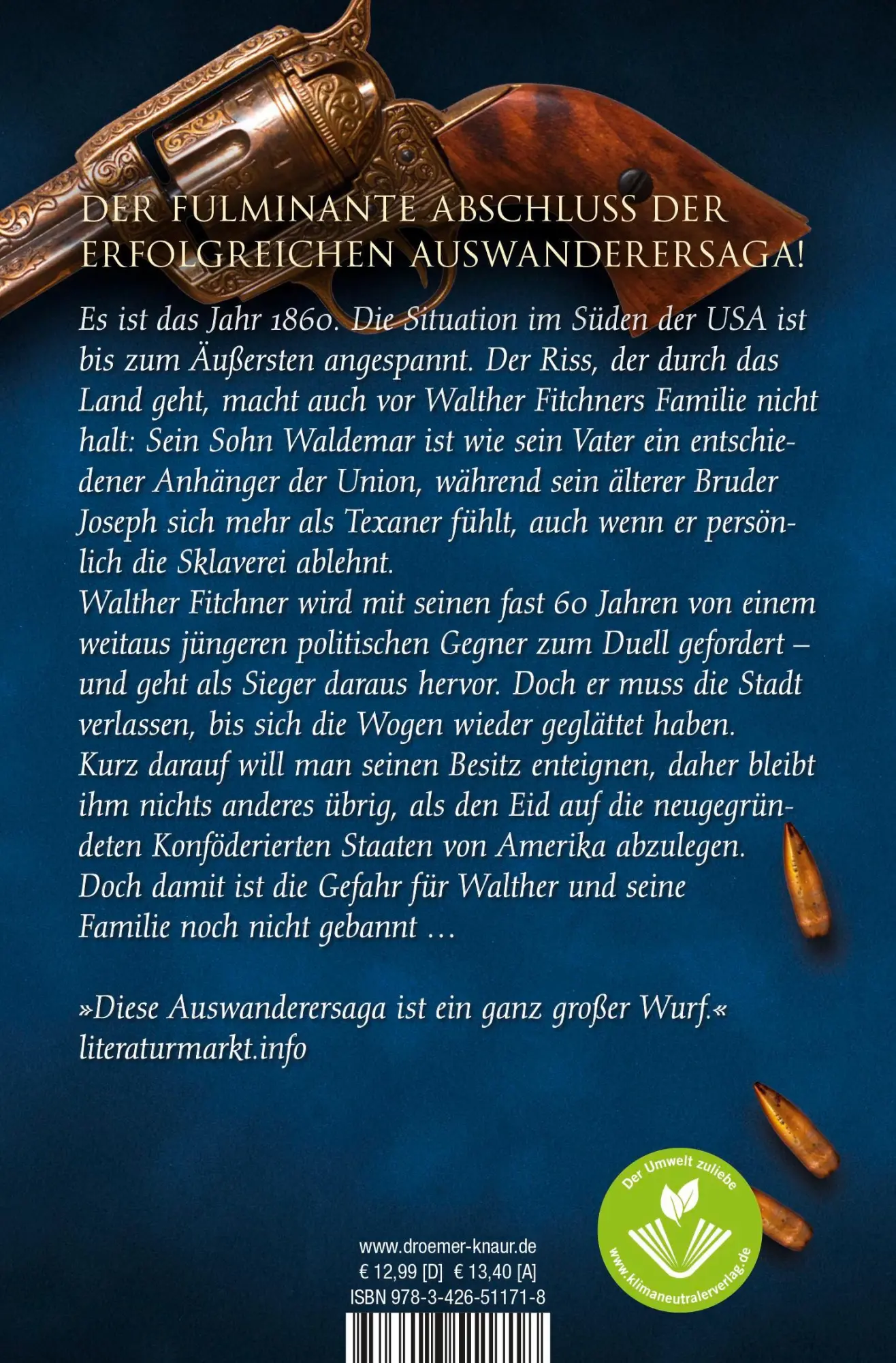Rückseite: 9783426511718 | Der rote Himmel | Iny Lorentz | Taschenbuch | Die Auswanderer-Saga