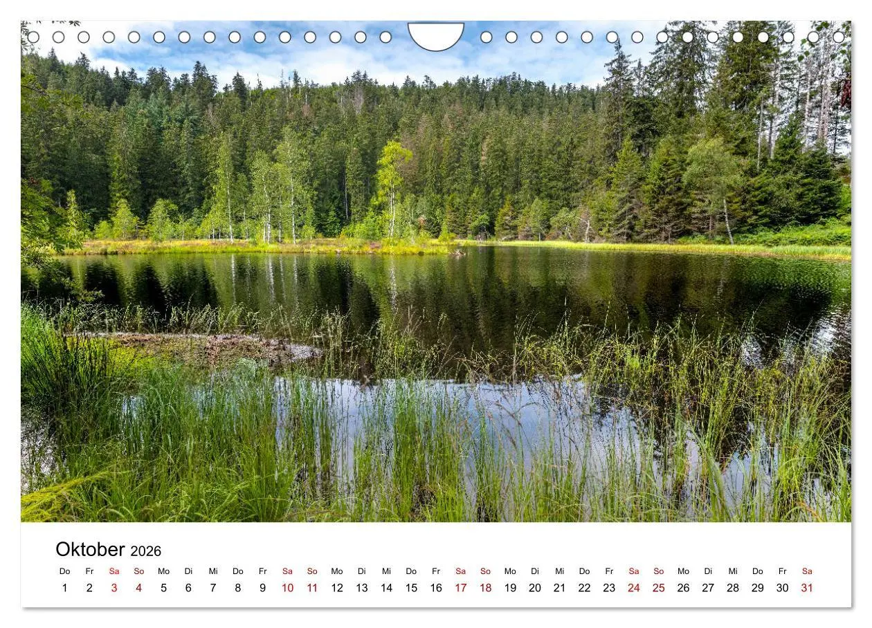 Bild: 9783457751718 | Schwarzwald, Seen und Hochmoore (Wandkalender 2026 DIN A4 quer),...