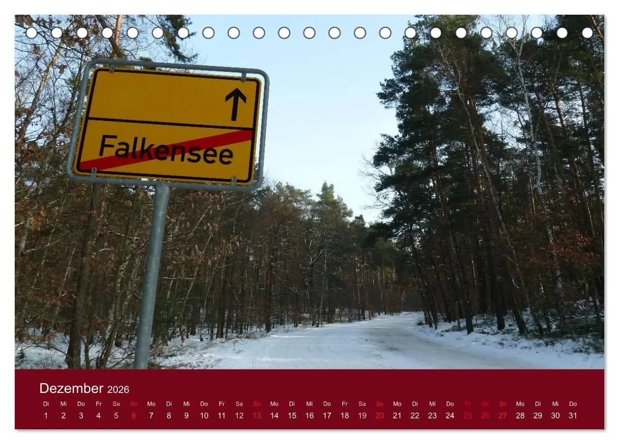 Bild: 9783516151718 | Falkensee - Das Tor zum Havelland (Tischkalender 2026 DIN A5 quer),...