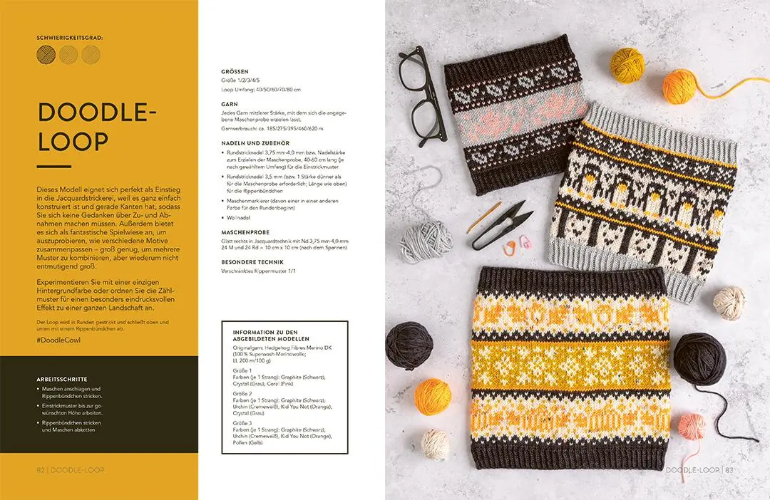 Bild: 9783735871718 | Doodle-Motive stricken. Die Mustersammlung | Jamie Lomax | Buch | 2025