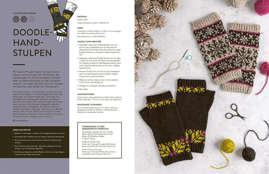 Bild: 9783735871718 | Doodle-Motive stricken. Die Mustersammlung | Jamie Lomax | Buch | 2025