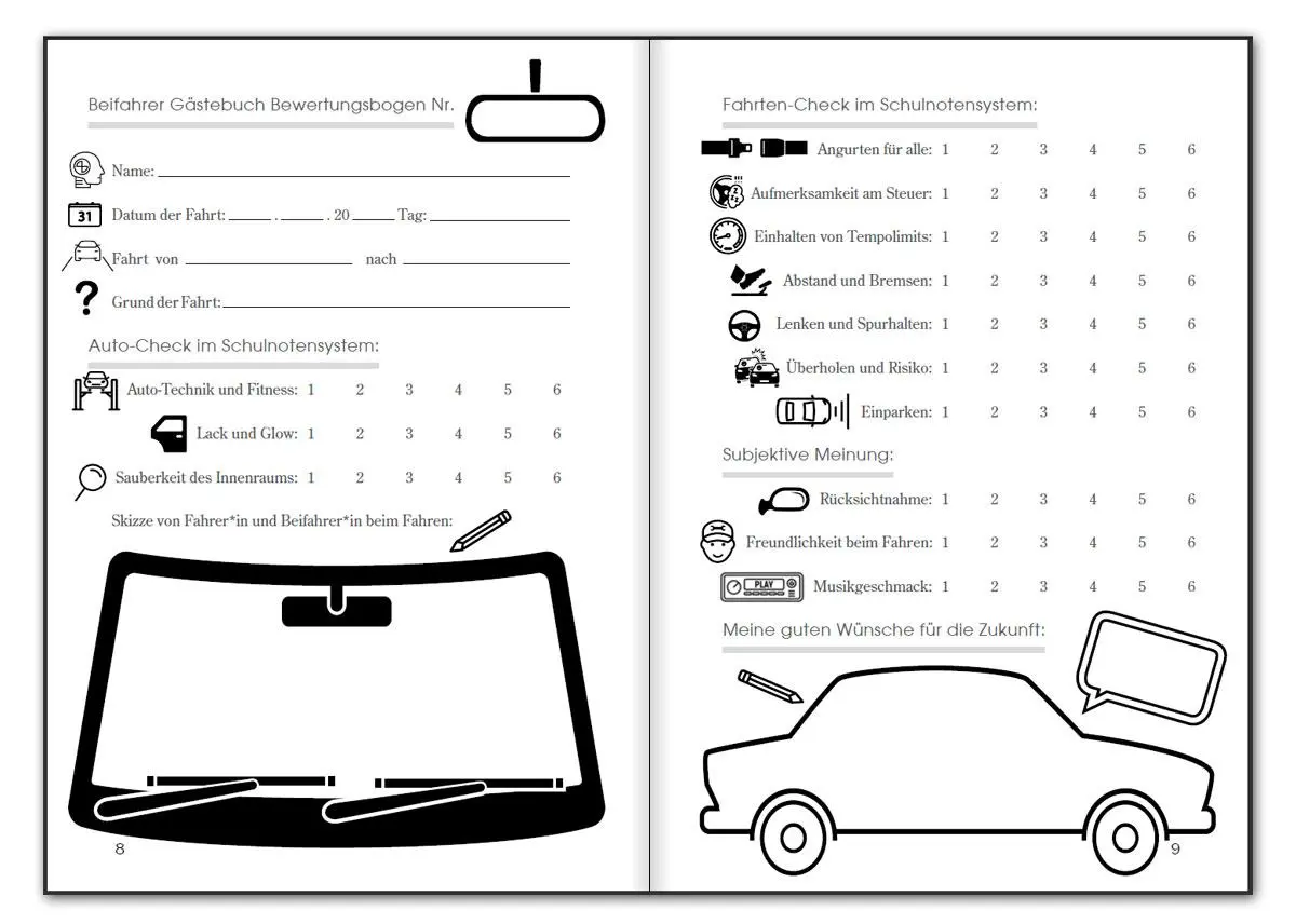 Bild: 9783990821718 | Endlich Auto! Beifahrer Gästebuch und Safety Guide | Verena Schauer