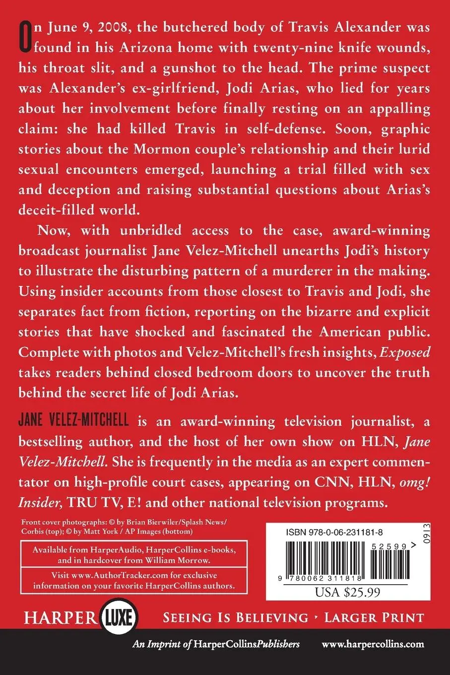 Rückseite: 9780062311818 | Exposed LP | Jane Velez-Mitchell | Taschenbuch | Englisch | 2023
