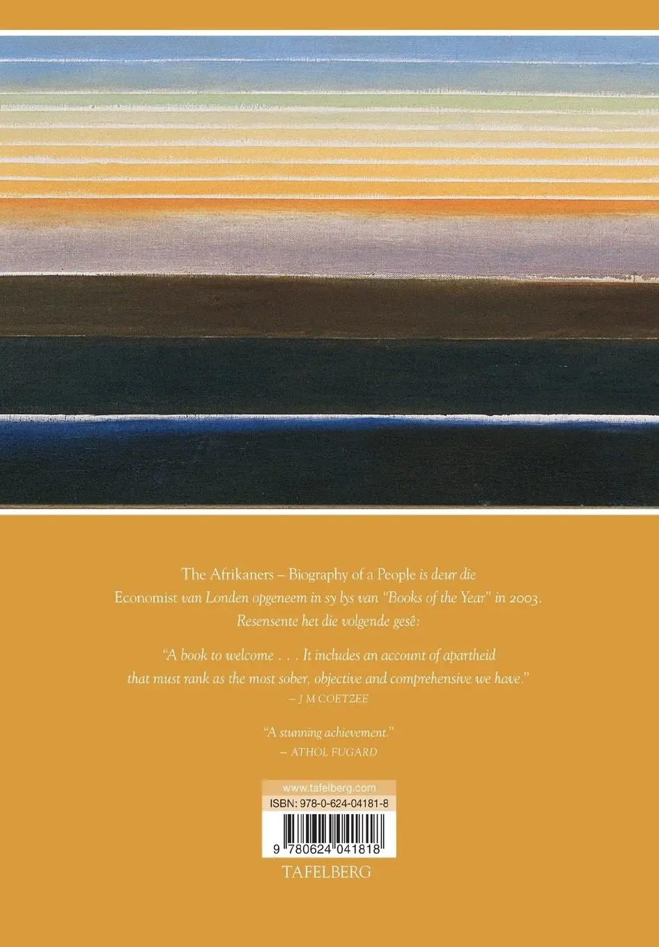 Rückseite: 9780624041818 | Die Afrikaners | 'n Biografie | Hermann Giliomee | Taschenbuch | 2013