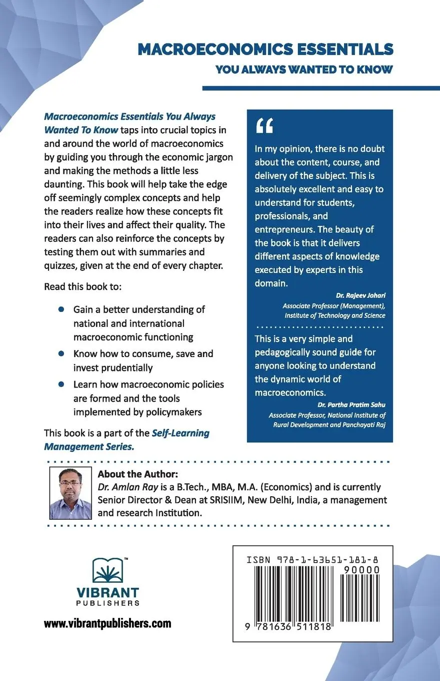 Rückseite: 9781636511818 | Macroeconomics Essentials You Always Wanted to Know | Ray (u. a.)