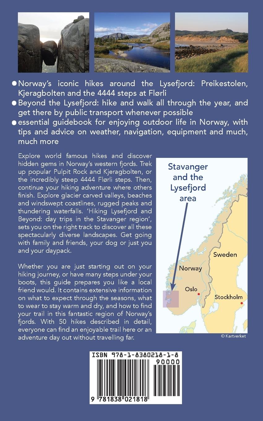 Rückseite: 9781838021818 | Hiking Lysefjord and Beyond | day trips in the Stavanger Region | Buch