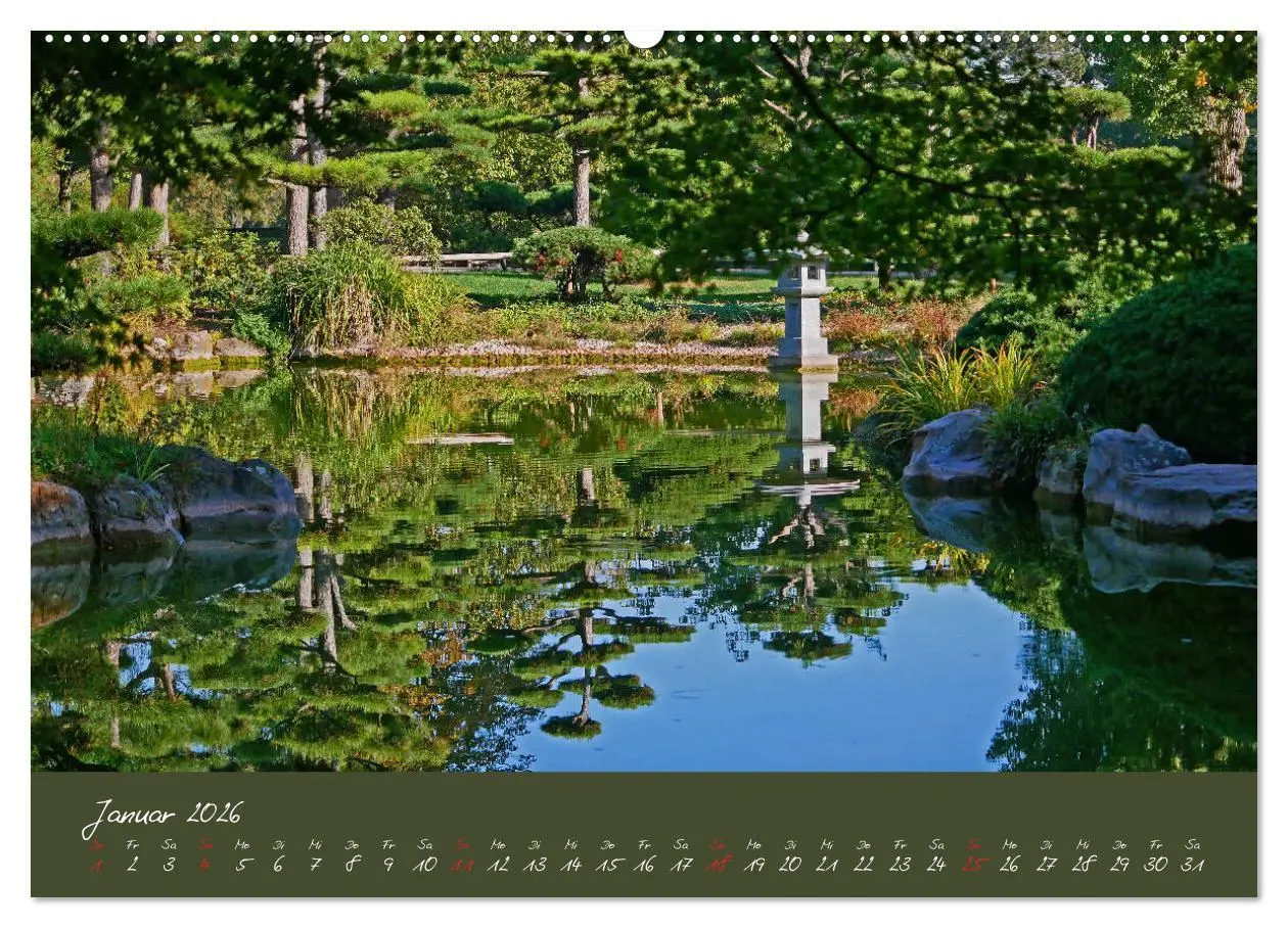 Bild: 9783457811818 | Düsseldorfer Nordpark (Wandkalender 2026 DIN A2 quer), CALVENDO...