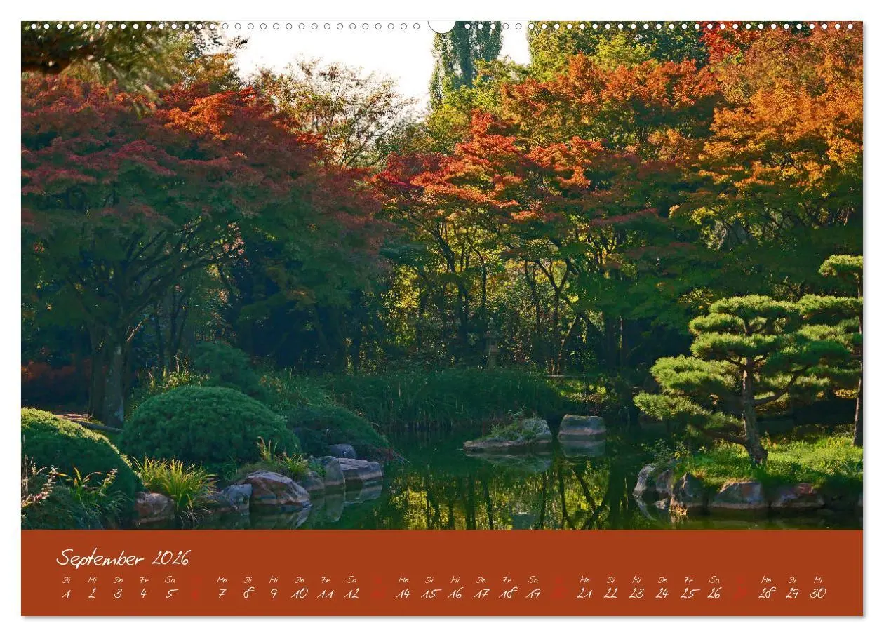 Bild: 9783457811818 | Düsseldorfer Nordpark (Wandkalender 2026 DIN A2 quer), CALVENDO...