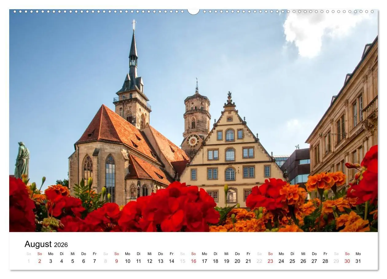 Bild: 9783457981818 | stadtansichten stuttgart (Wandkalender 2026 DIN A2 quer), CALVENDO...
