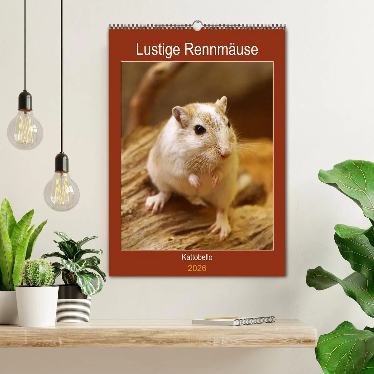 Bild: 9783516381818 | Lustige Rennmäuse (Wandkalender 2026 DIN A2 hoch), CALVENDO...