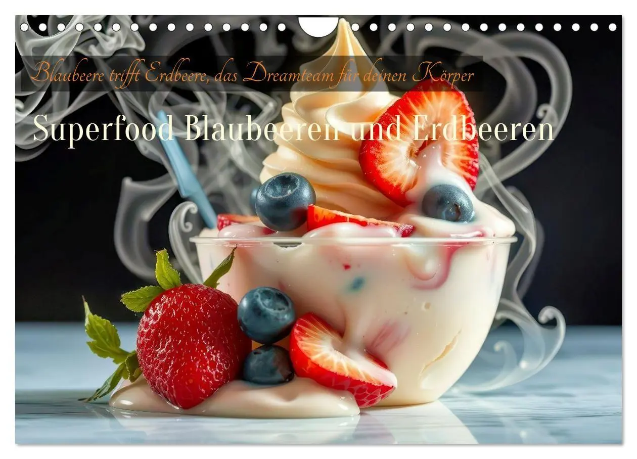 Cover: 9783516691818 | Superfood Blaubeeren und Erdbeeren (Wandkalender 2026 DIN A4 quer),...