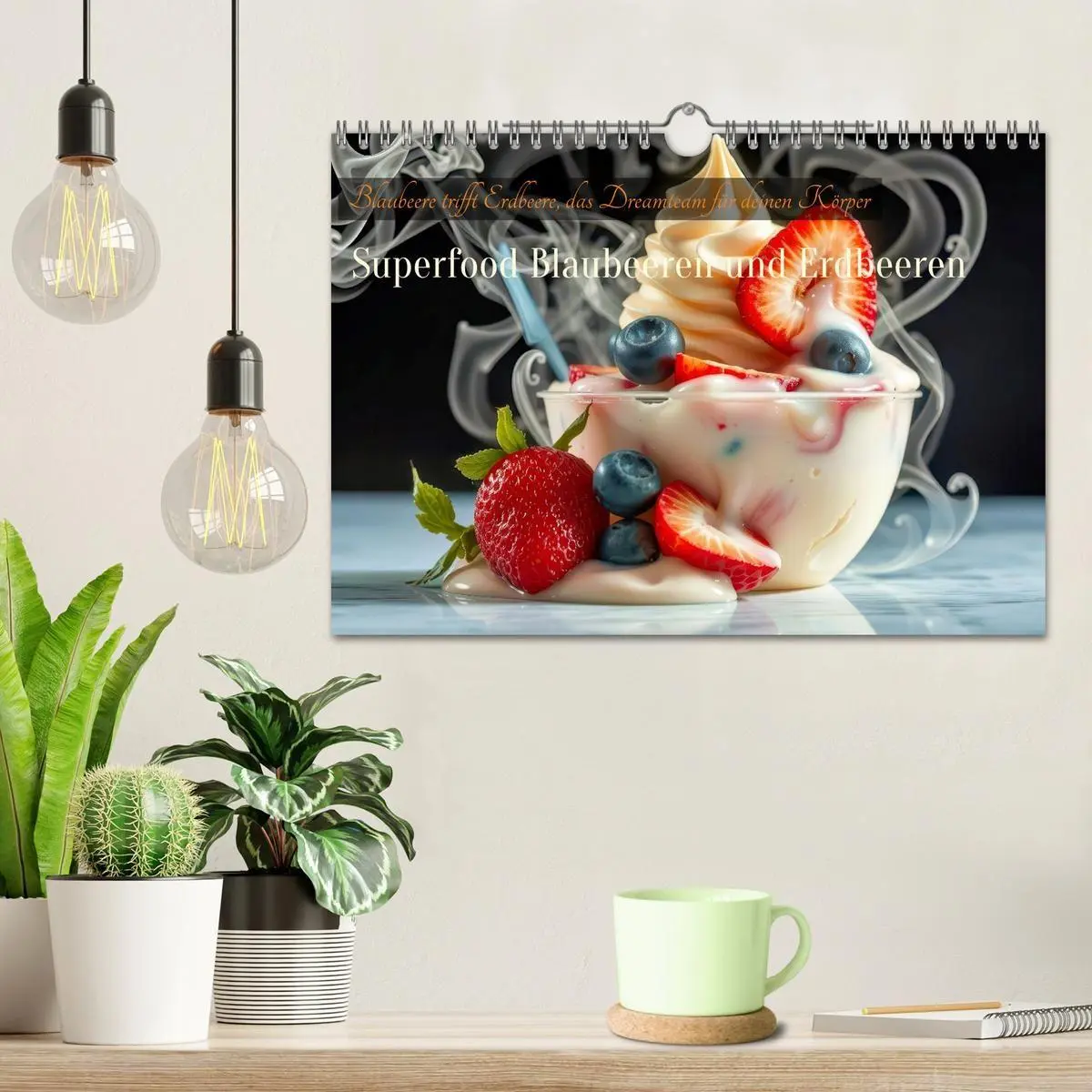 Bild: 9783516691818 | Superfood Blaubeeren und Erdbeeren (Wandkalender 2026 DIN A4 quer),...
