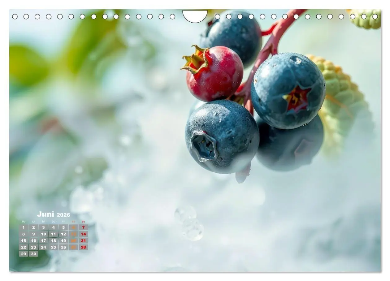 Bild: 9783516691818 | Superfood Blaubeeren und Erdbeeren (Wandkalender 2026 DIN A4 quer),...