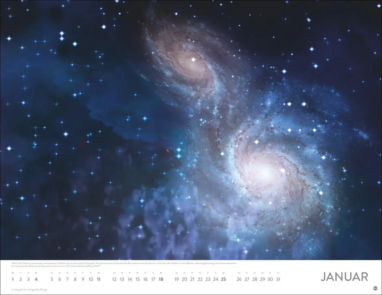 Bild: 9783756411818 | Das Universum Posterkalender 2026 | Heye | Kalender | Spiralbindung