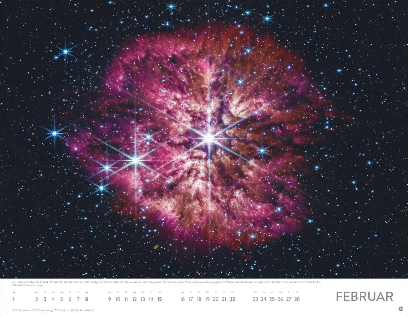 Bild: 9783756411818 | Das Universum Posterkalender 2026 | Heye | Kalender | Spiralbindung