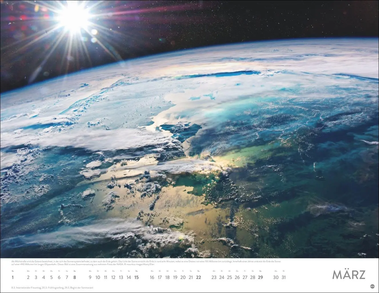 Bild: 9783756411818 | Das Universum Posterkalender 2026 | Heye | Kalender | Spiralbindung