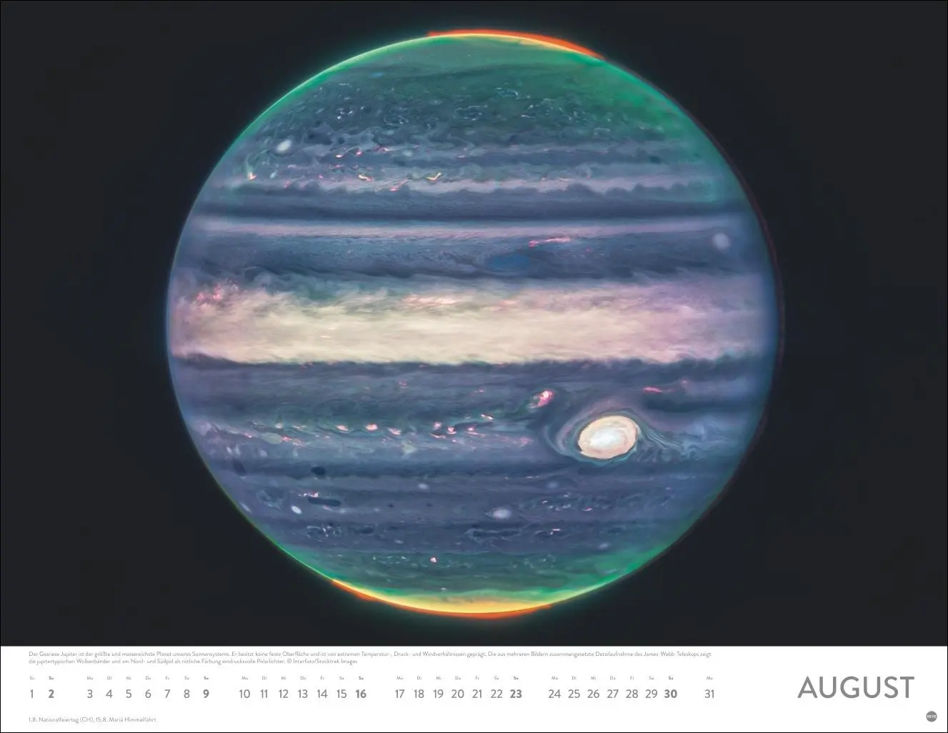 Bild: 9783756411818 | Das Universum Posterkalender 2026 | Heye | Kalender | Spiralbindung