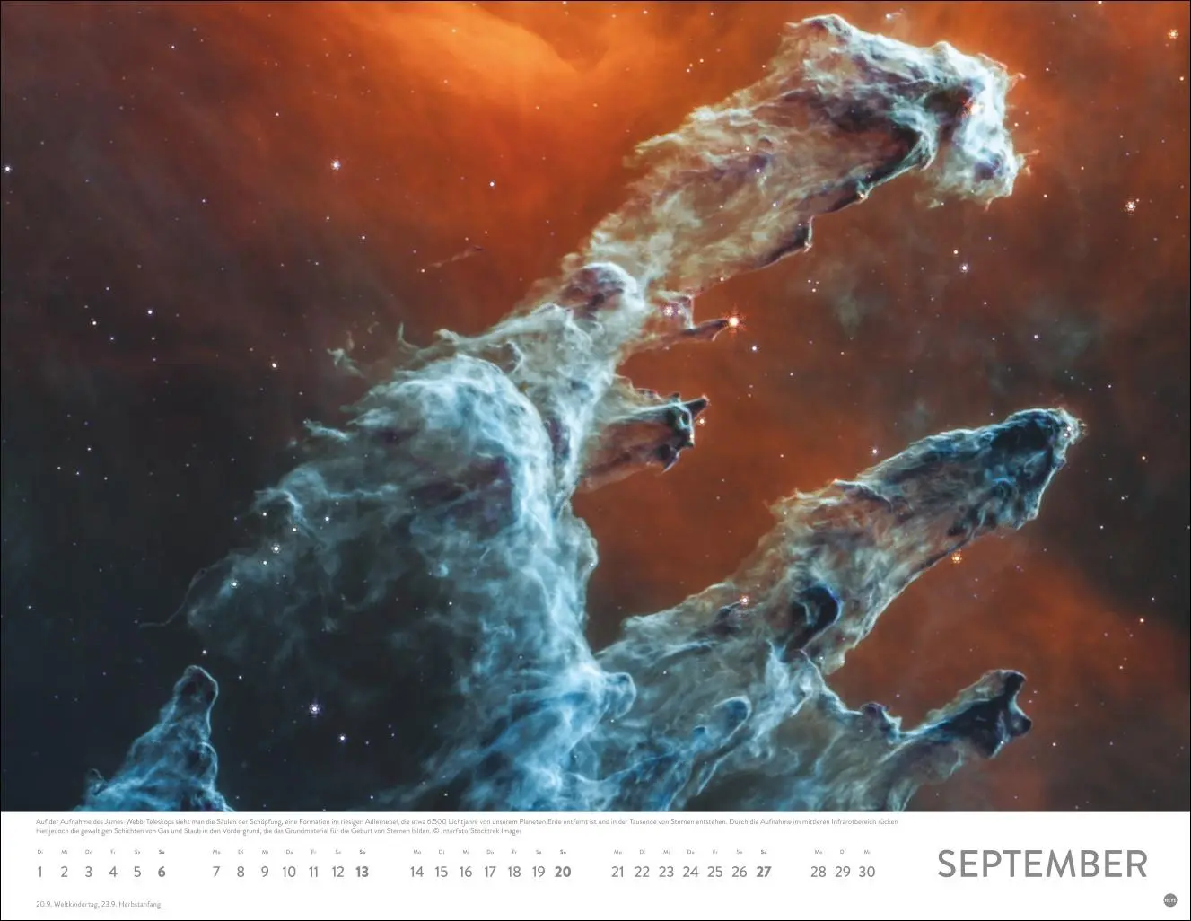 Bild: 9783756411818 | Das Universum Posterkalender 2026 | Heye | Kalender | Spiralbindung