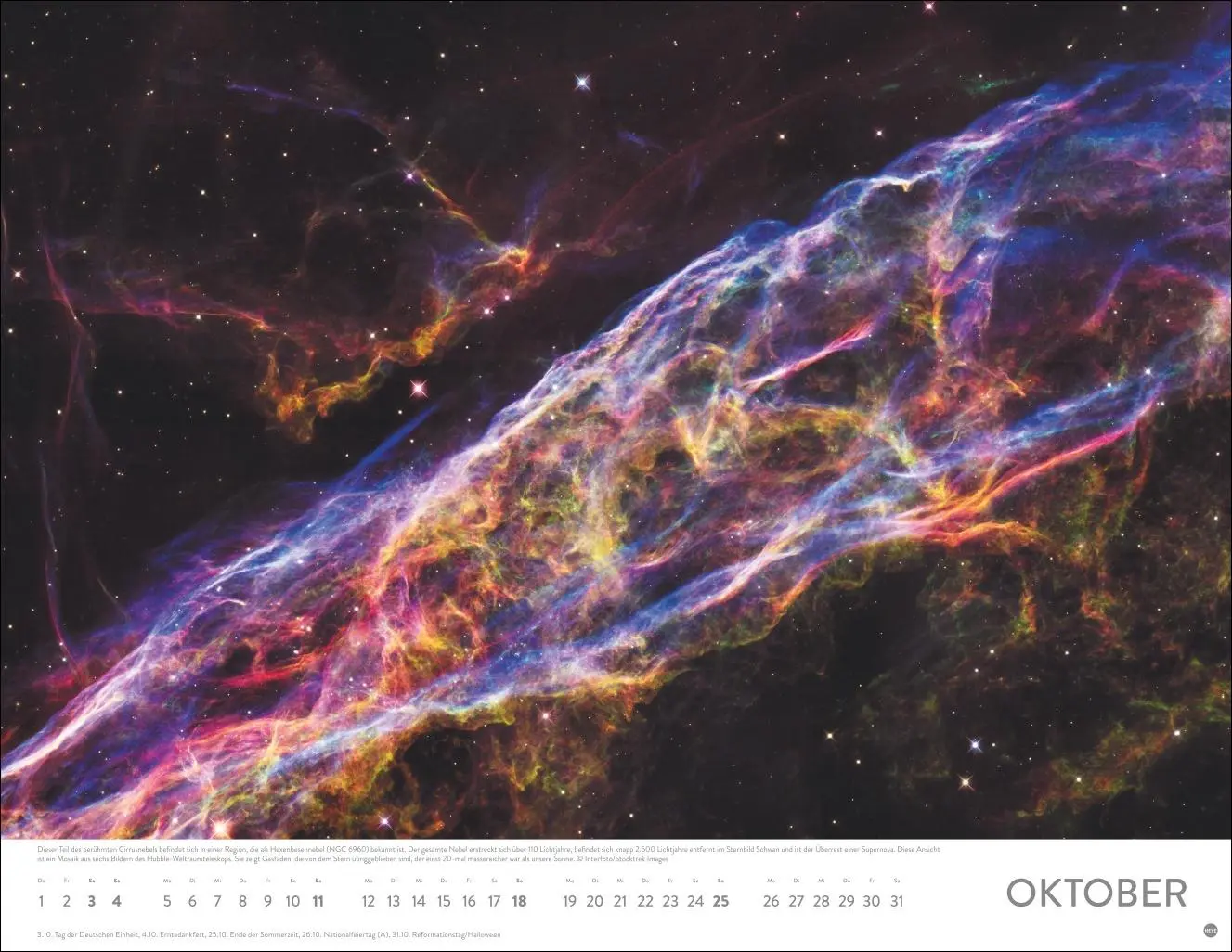 Bild: 9783756411818 | Das Universum Posterkalender 2026 | Heye | Kalender | Spiralbindung