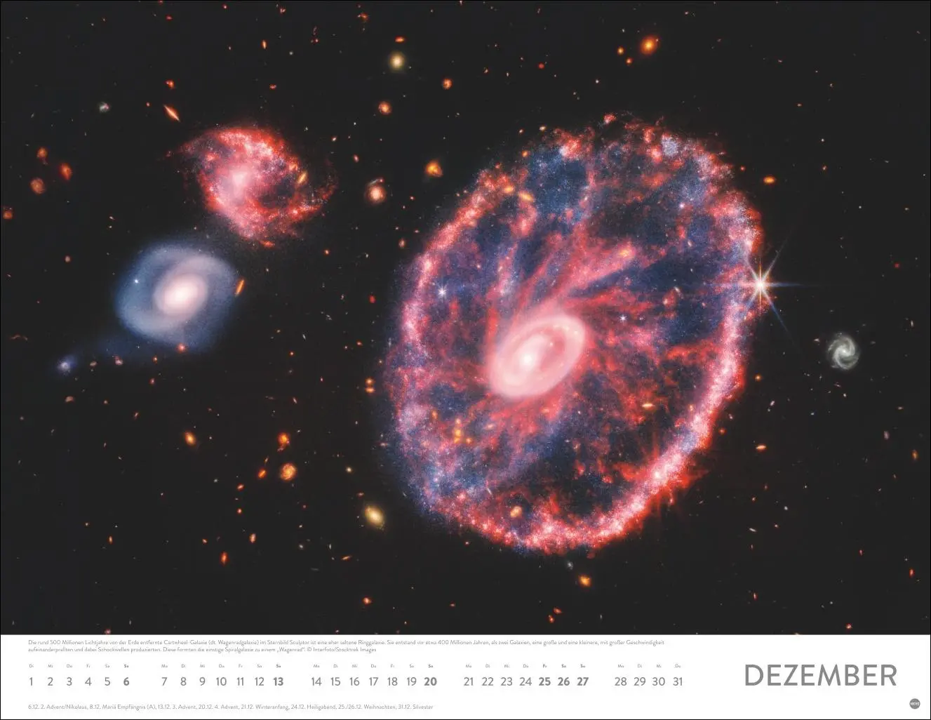 Bild: 9783756411818 | Das Universum Posterkalender 2026 | Heye | Kalender | Spiralbindung