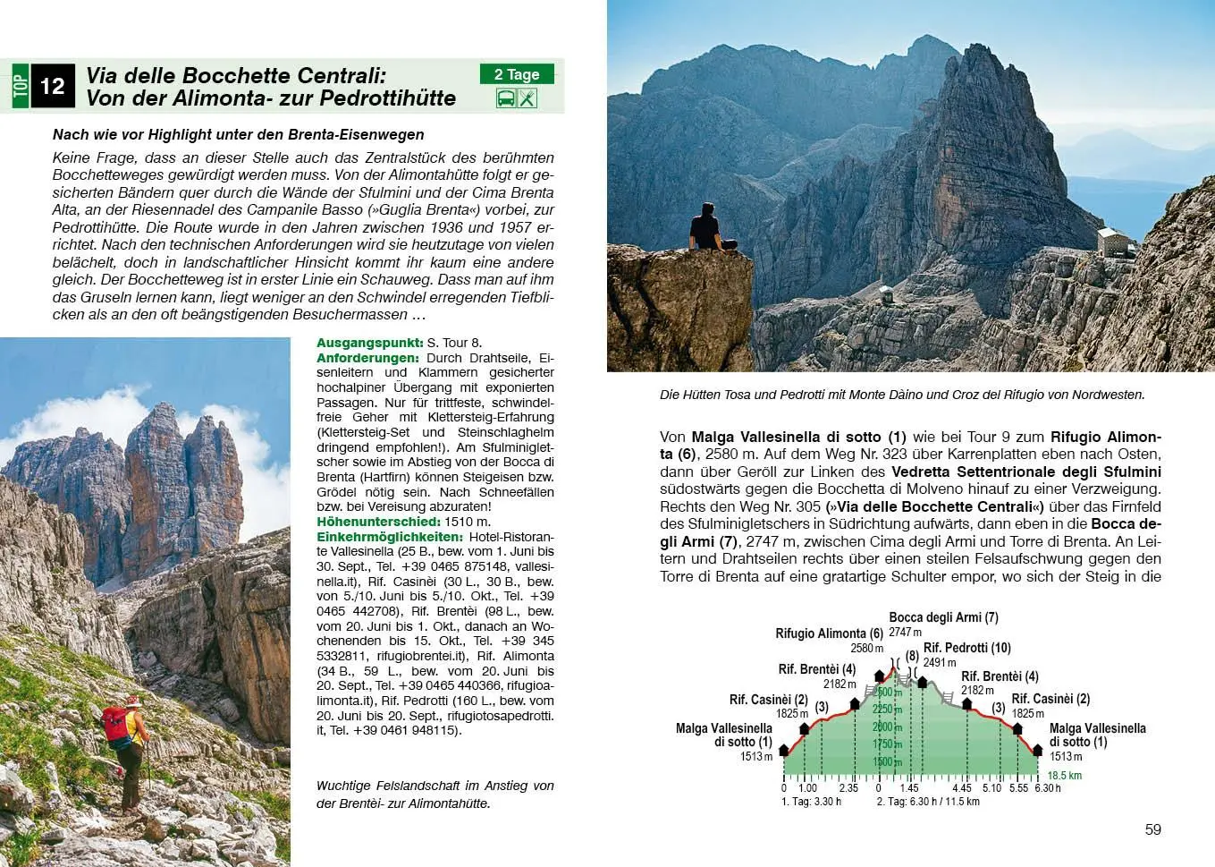 Bild: 9783763341818 | Brenta | Franz Hauleitner | Taschenbuch | Rother Wanderführer | 168 S.