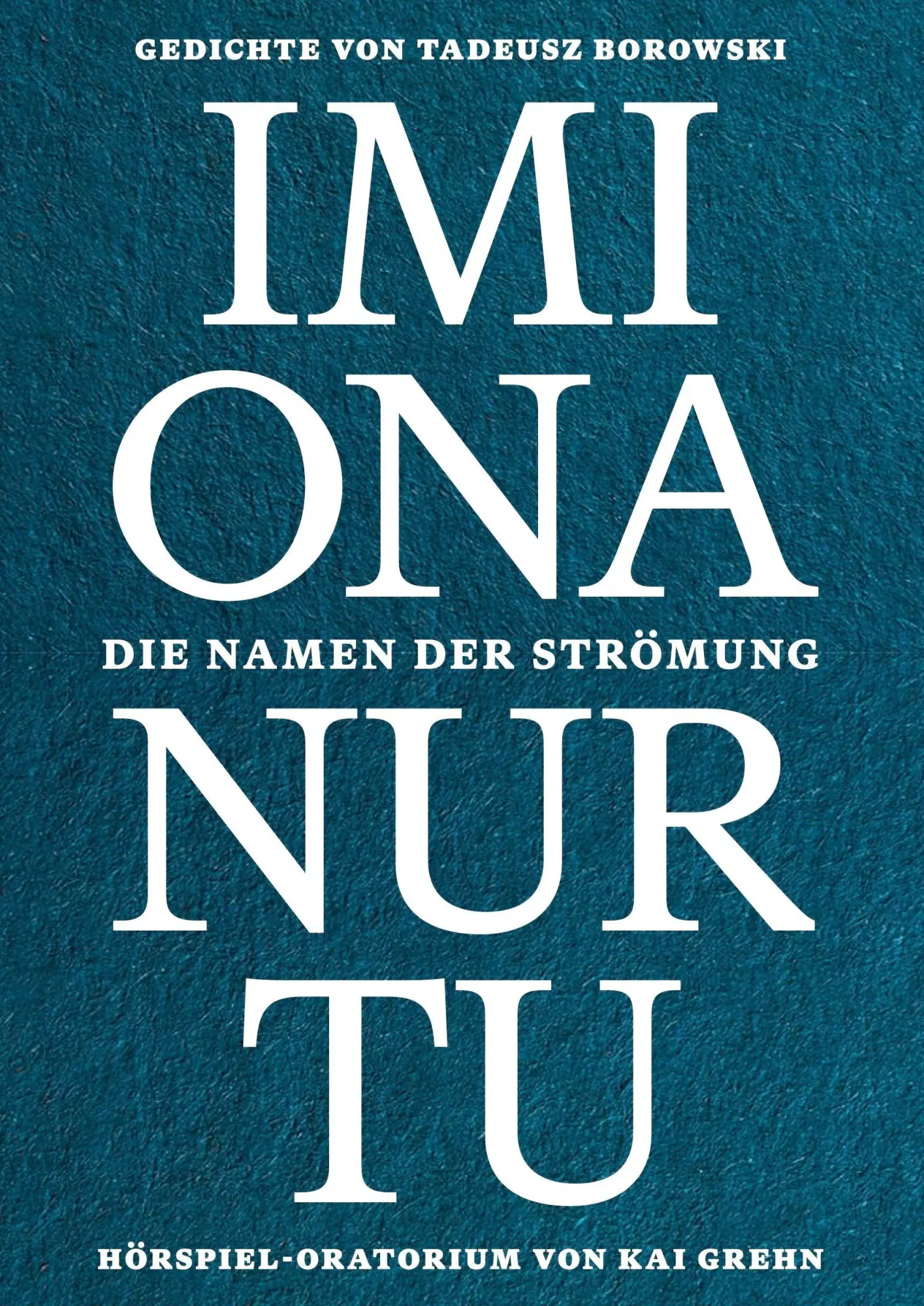 Cover: 9783963181818 | Imiona nurtu. Die Namen der Strömung | Gedichtband und Hörspiel-CD
