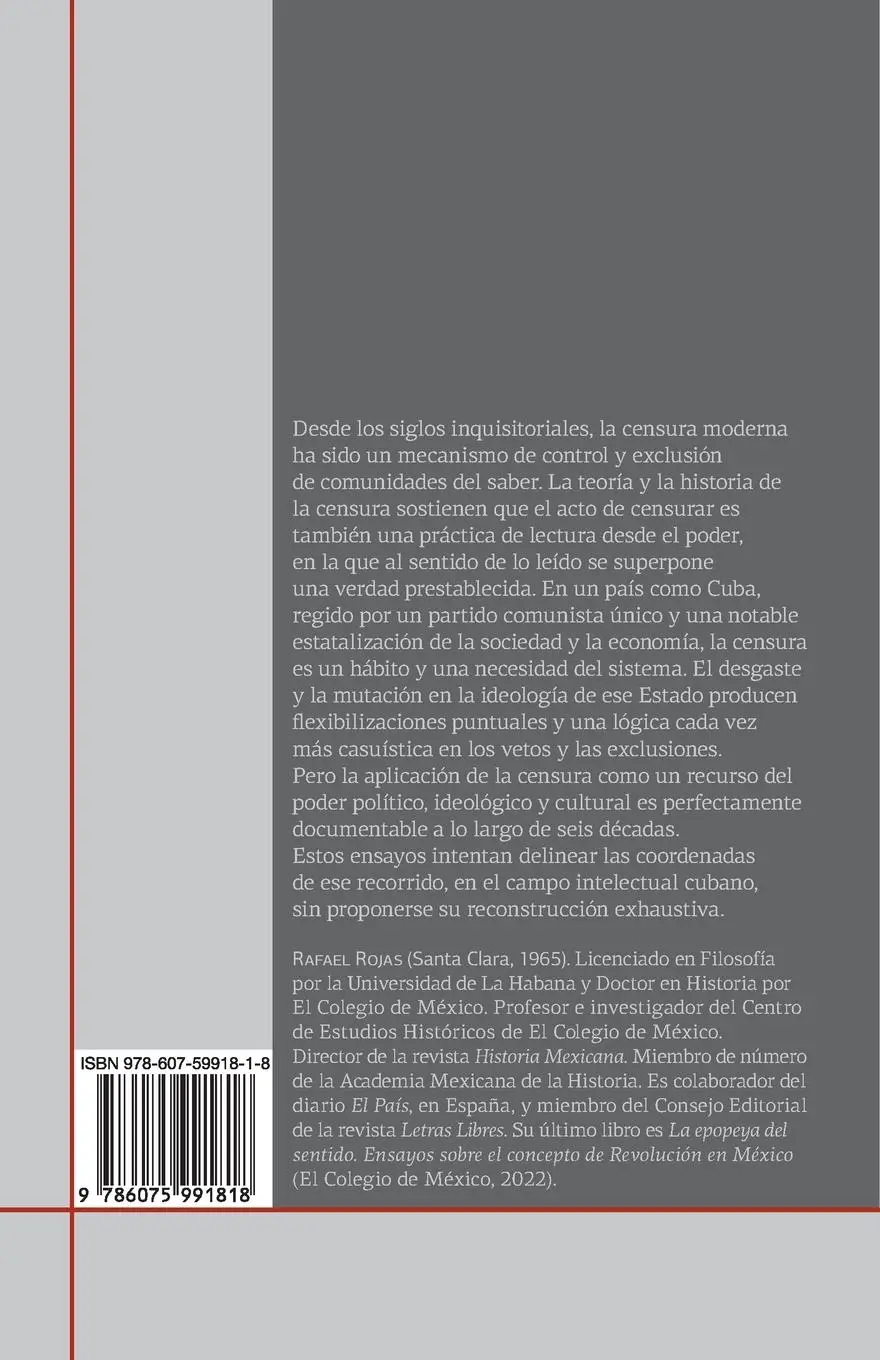 Rückseite: 9786075991818 | Breve historia de la censura y otros ensayos sobre arte y poder en...