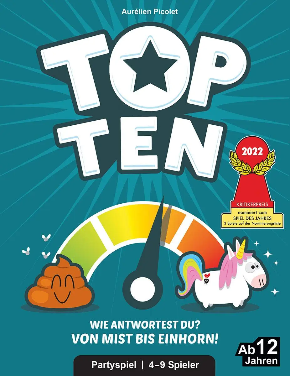 Cover: 4015566601918 | Top Ten | Aurélien Picolet | Spiel | Brettspiel | COGD0008 | Deutsch