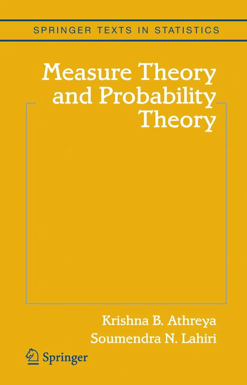 Cover: 9781441921918 | Measure Theory and Probability Theory | Soumendra N. Lahiri (u. a.) Cover: 9781441921918 | Measure Theory and Probability Theory | Soumendra N. Lahiri (u. a.)