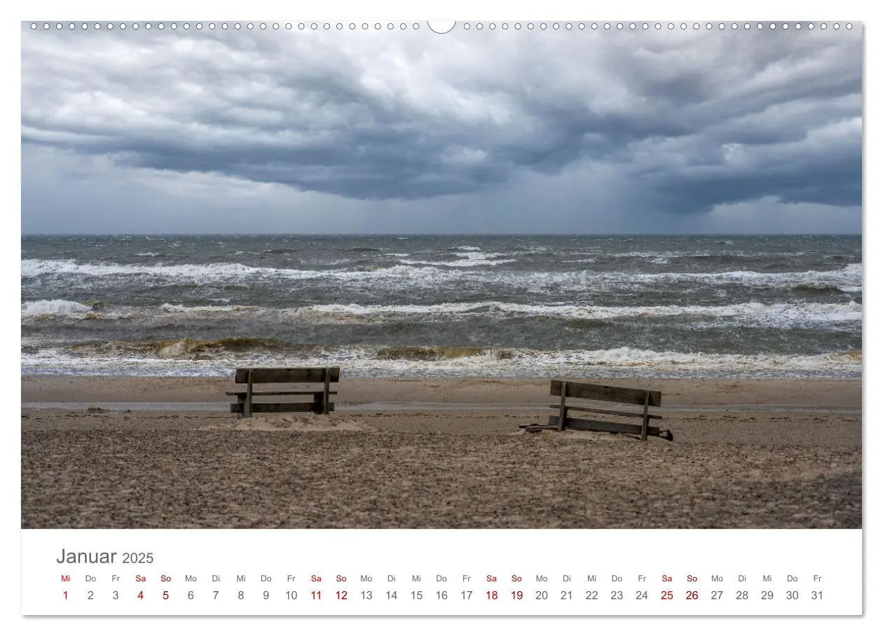 Bild: 9783435021918 | Dänemark - Henne Strand (Wandkalender 2025 DIN A2 quer), CALVENDO...