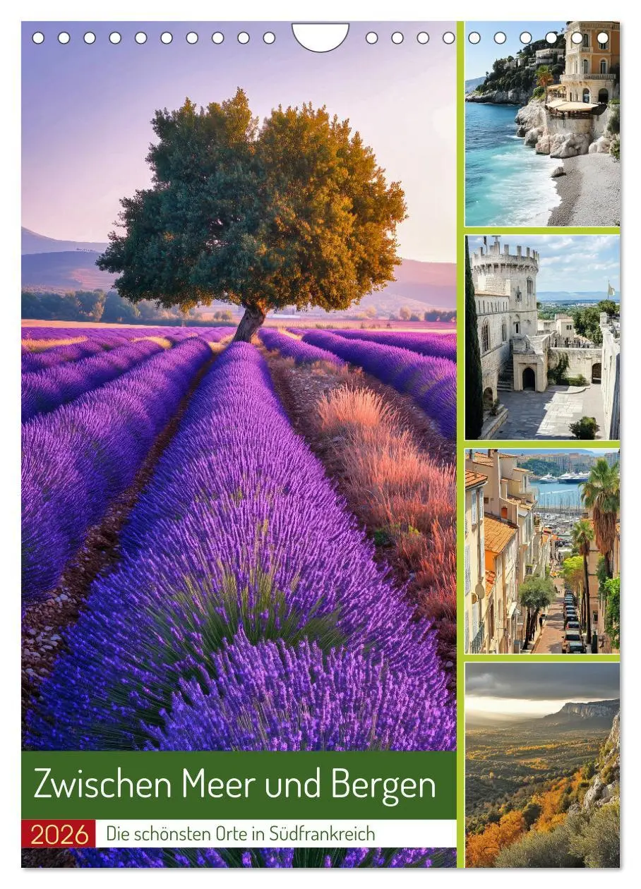 Cover: 9783457281918 | Zwischen Meer und Bergen (Wandkalender 2026 DIN A4 hoch), CALVENDO...