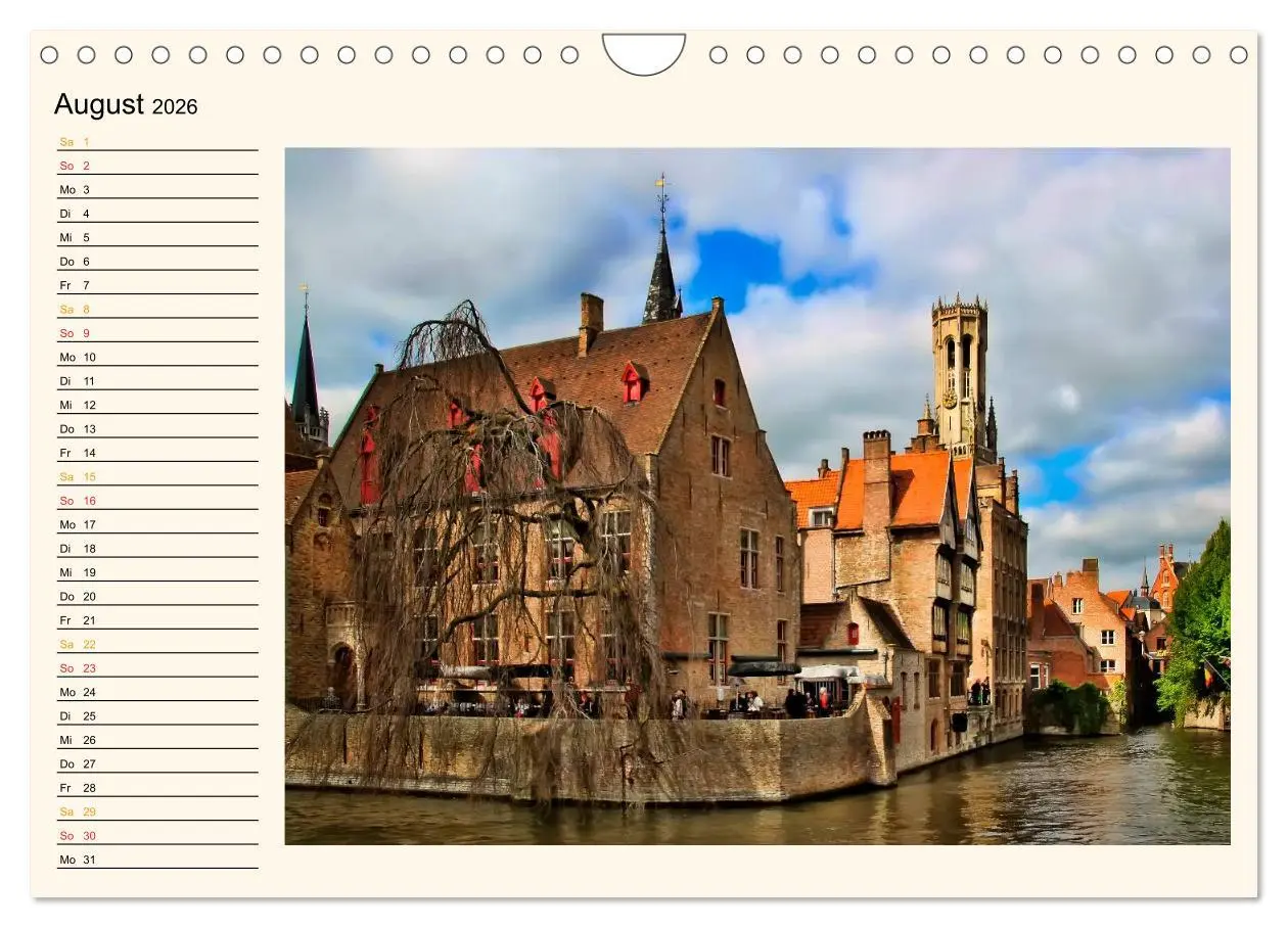 Bild: 9783457971918 | Brügge - Venedig des Nordens (Wandkalender 2026 DIN A4 quer),...