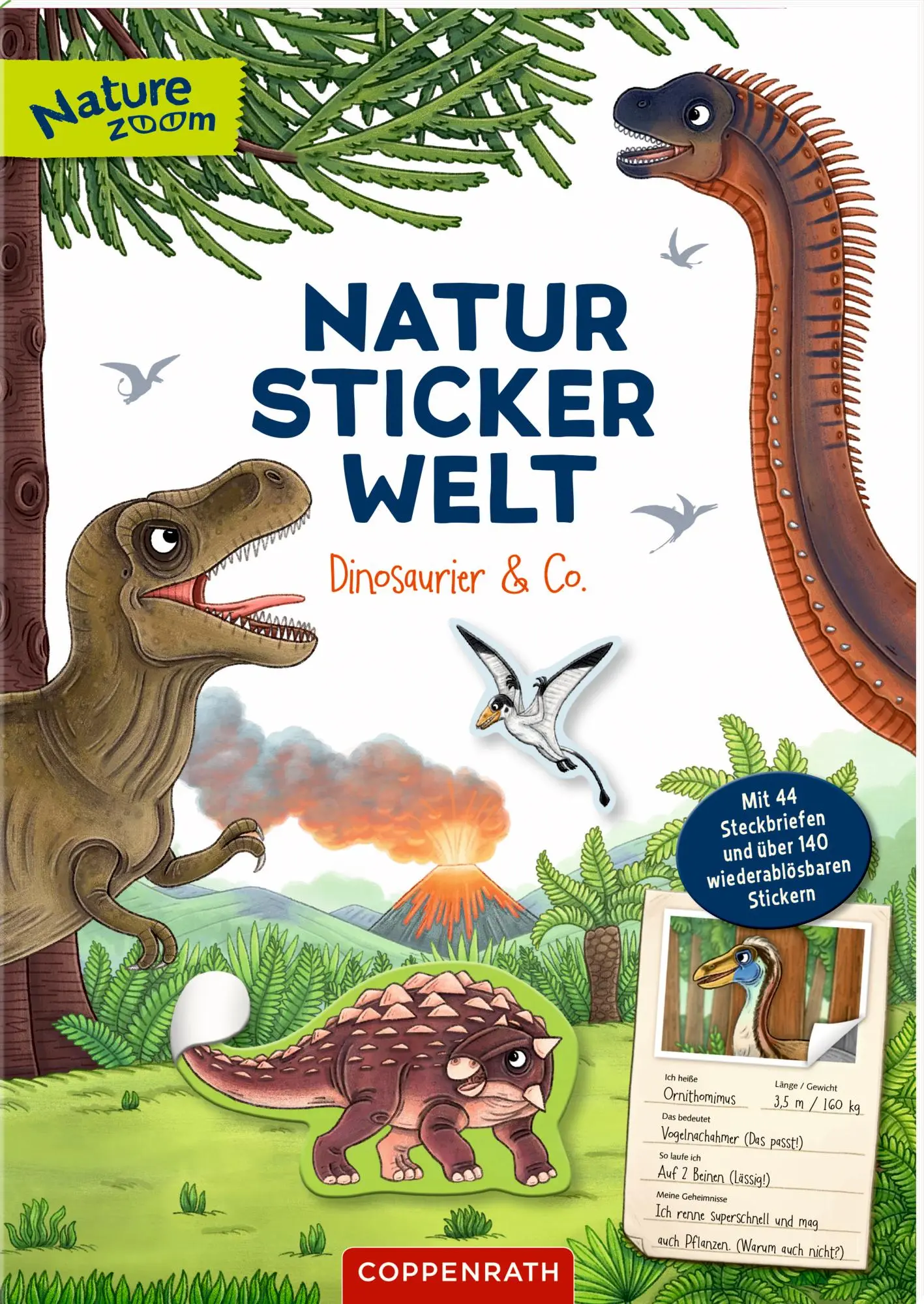 Cover: 9783649651918 | Natur-Stickerwelt - Dinosaurier und Co. | Ruby Warnecke | Taschenbuch