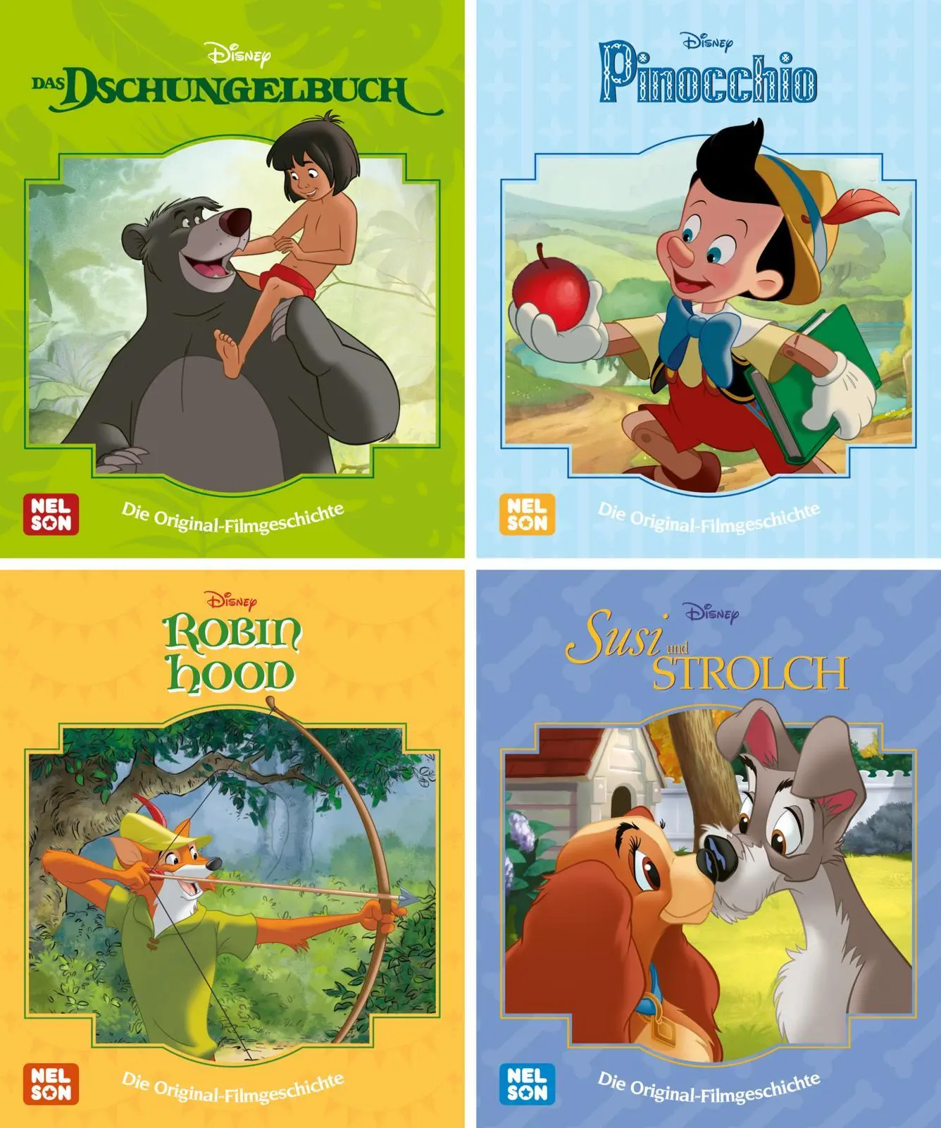 Cover: 9783845121918 | Nelson Mini-Bücher: Disney Filmklassiker 13-16 | Broschüre | 20 S.