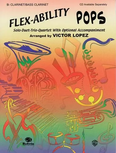 Cover: 9780757992018 | Flex-Ability Pops | Solo-Duet-Trio-Quartet with Optional Accompaniment