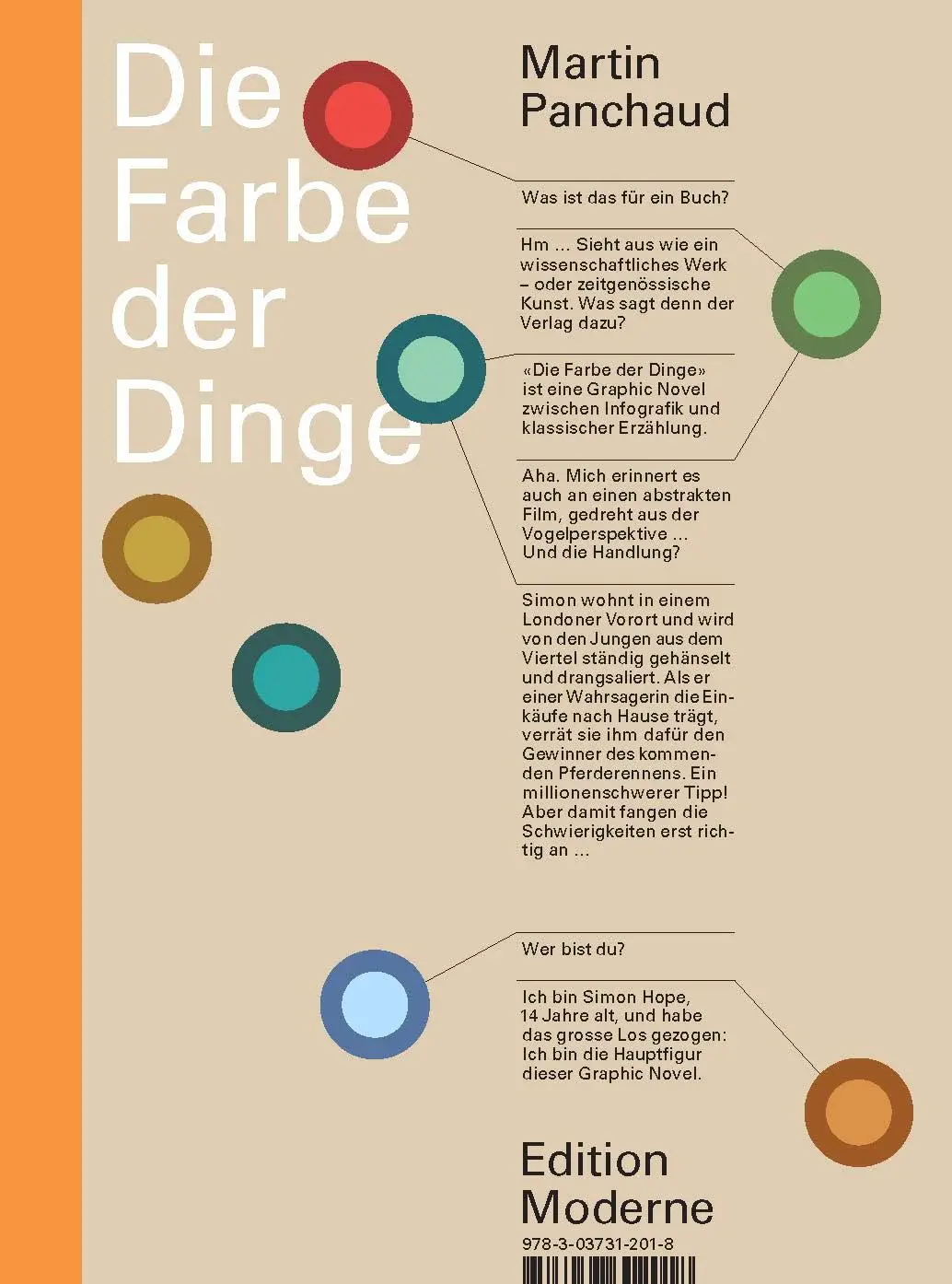 Cover: 9783037312018 | Die Farbe der Dinge | Martin Panchaud | Buch | 224 S. | Deutsch | 2020