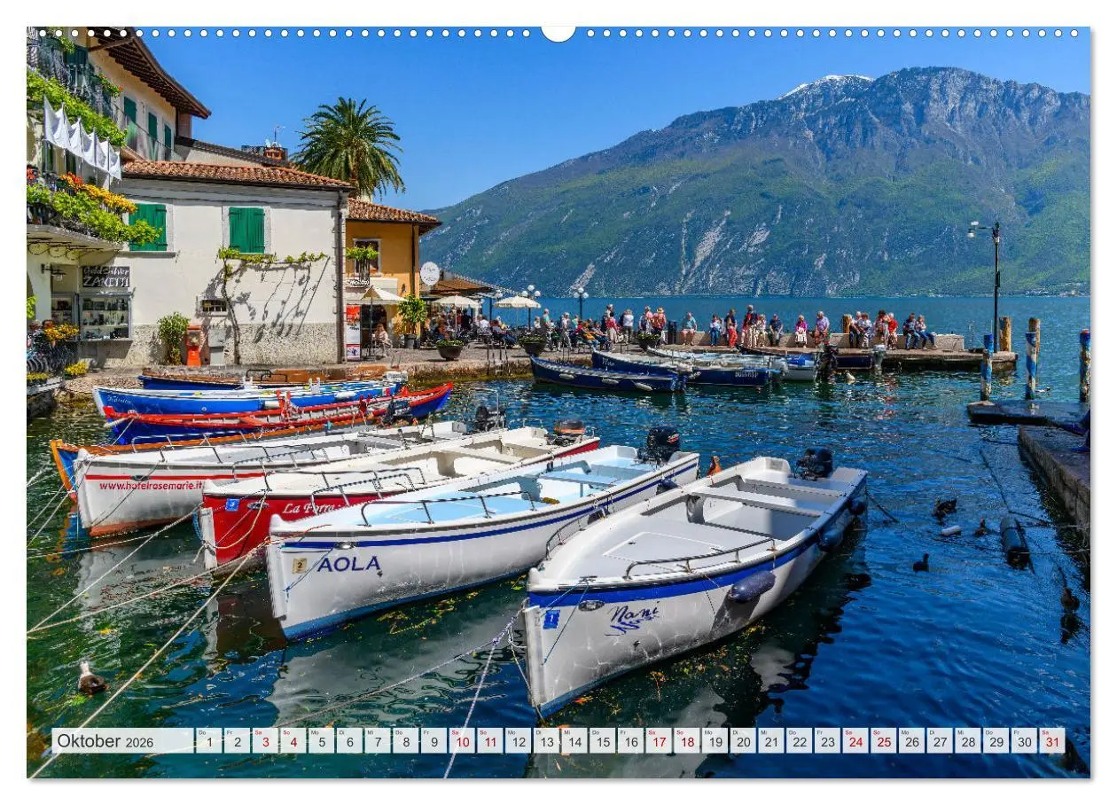 Bild: 9783457622018 | Unterwegs am Gardasee (Wandkalender 2026 DIN A2 quer), CALVENDO...